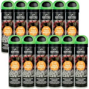 Farba do znakowania TRACK MARKER zielona 500 ml 12 szt. SOPPEC