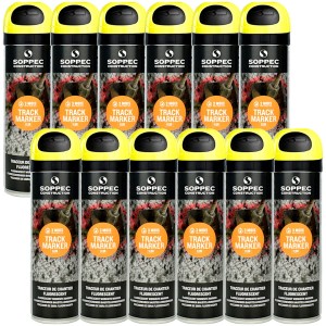 Farba do znakowania TRACK MARKER żółta 500 ml 12 szt. SOPPEC