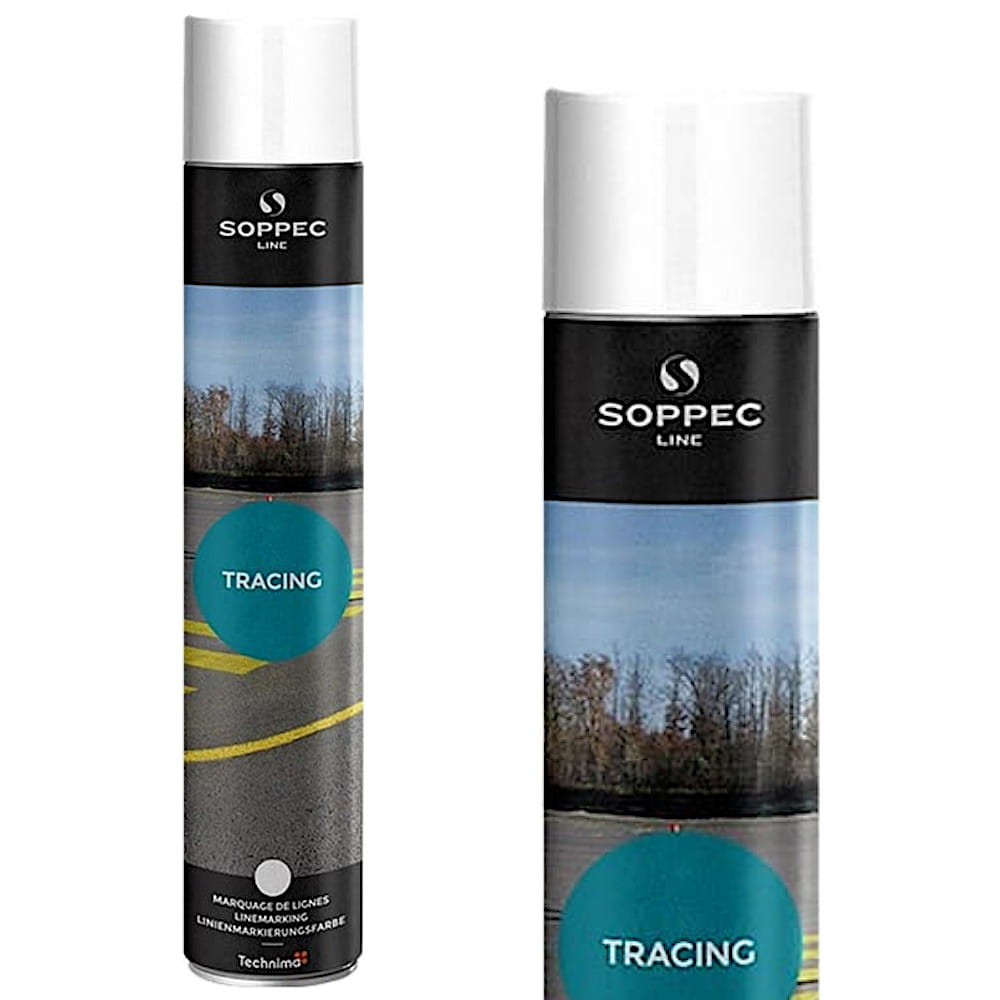 SOPPEC TRACING Farba do malowania linii biała 750ml 1szt.