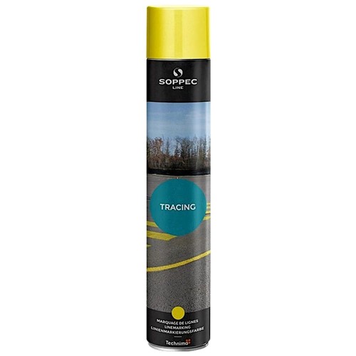 Farba do malowania linii żółta 750ml SOPPEC TRACING
