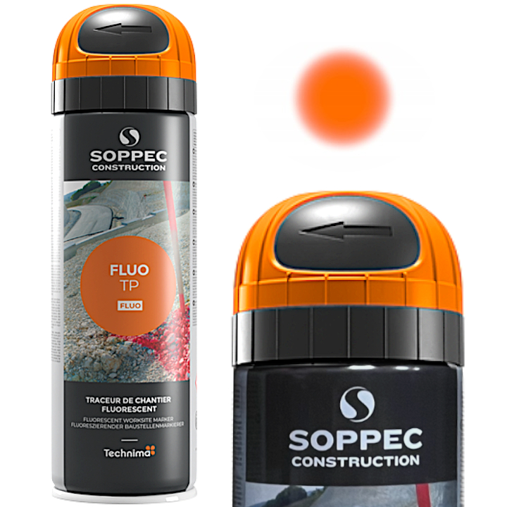 SOPPEC FLUO T.P. Farba do znakowania pomarańczowa 500 ml
