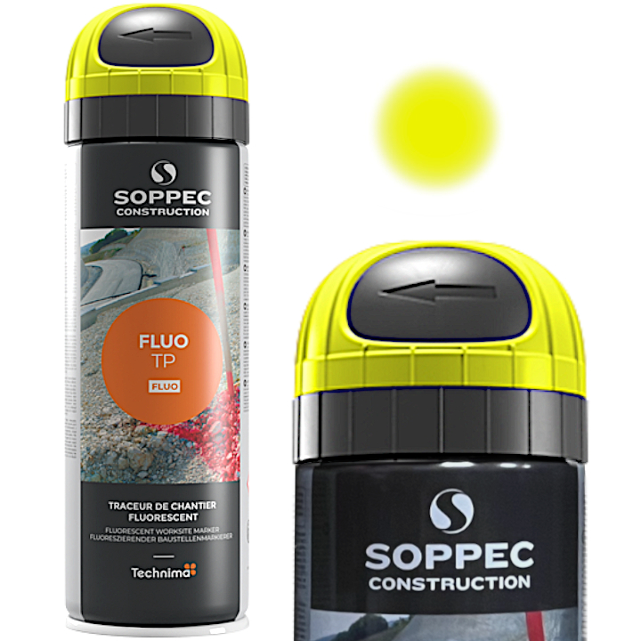 SOPPEC FLUO T.P. Farba do znakowania żółta 500 ml