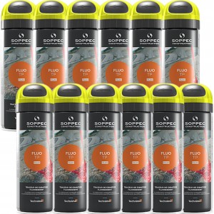 Farba do znakowania FLUO T.P. żółta 500 ml 12 szt. SOPPEC
