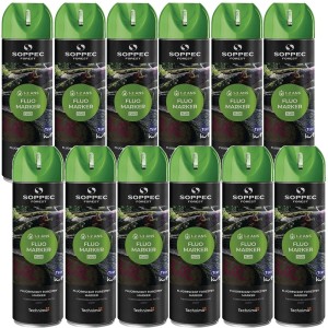 Farba do znakowania FLUO MARKER zielona 500ml 12szt. SOPPEC
