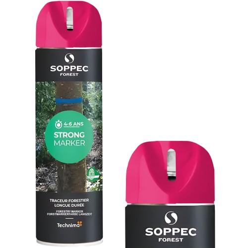 SOPPEC Spray do znakowania drzew drewna różowy STRONG MARKER 500ml