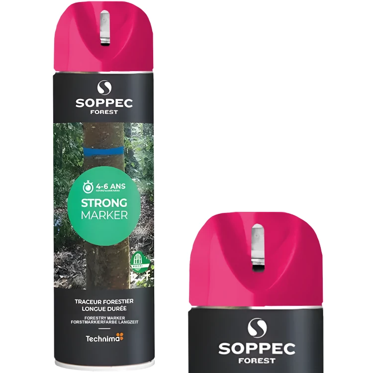 SOPPEC Spray do znakowania drzew drewna różowy STRONG MARKER 500ml