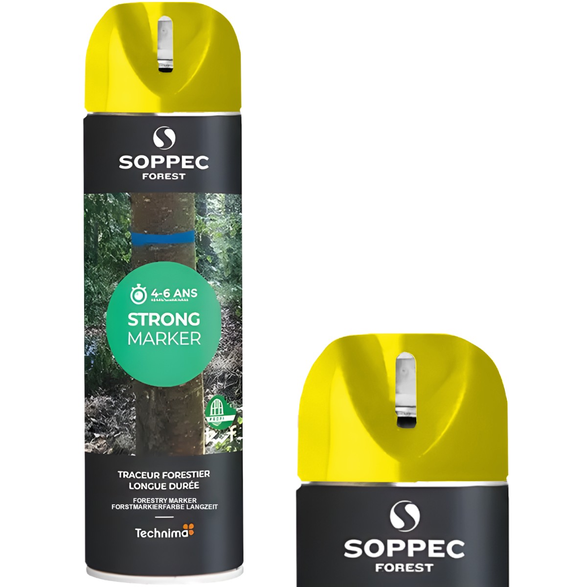 Farba Spray żółta do znakowania drzew STRONG MARKER 500ml SOPPEC 131702