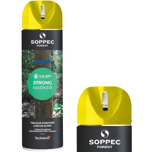  Farba Spray żółta do znakowania drzew STRONG MARKER 500ml SOPPEC 131702