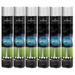 Farba marker biały TRACING SPORT do znakowania linii 750ml SOPPEC 151800SPO 6szt.