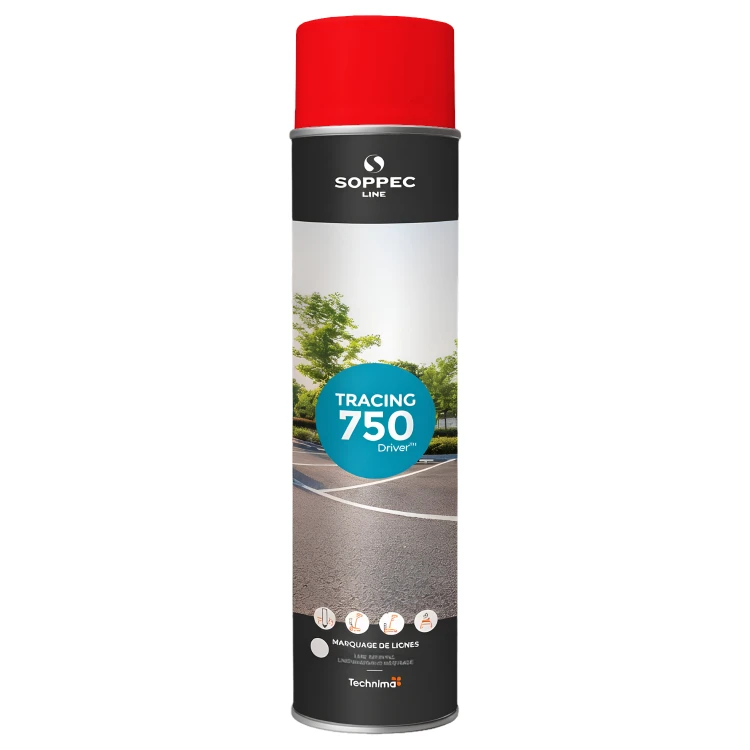 SOPPEC Farba do znakowania linii czerwona TRACING 750ml 151804