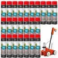 SOPPEC Farba spray do znakowania linii czerwona TRACING 750ml 151804 24 sztuki + wózek