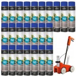 SOPPEC Farba spray do znakowania linii niebieska TRACING 750ml 151801 24 sztuki + wózek