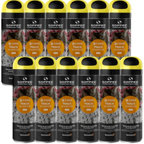 Farba do znakowania TRACK MARKER żółta 500 ml 12 szt. SOPPEC