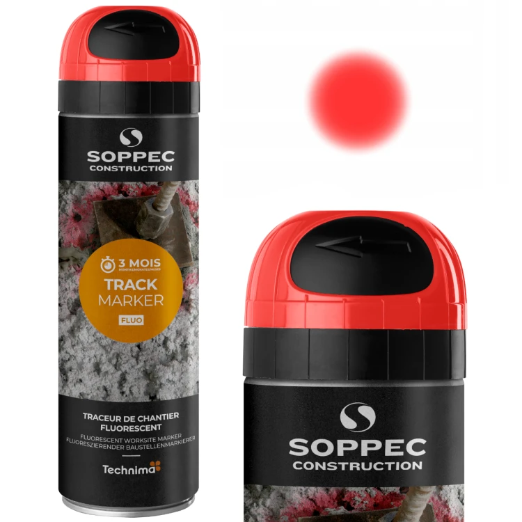 Farba do znakowania TRACK MARKER czerwona 500 ml SOPPEC