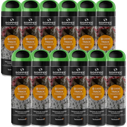 Farba do znakowania TRACK MARKER zielona 500 ml 12 szt. SOPPEC