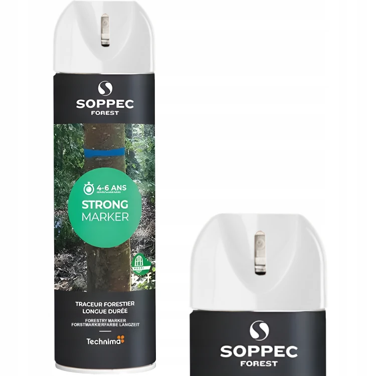 Farba Spray biała do znakowania drzew STRONG MARKER 500ml SOPPEC 131700